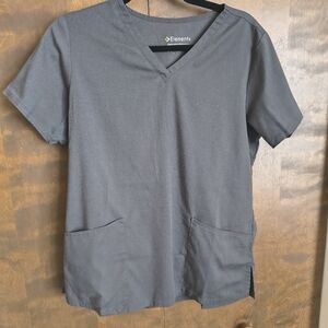 Women's Elements Grey Jogger Scrub Set || Medium